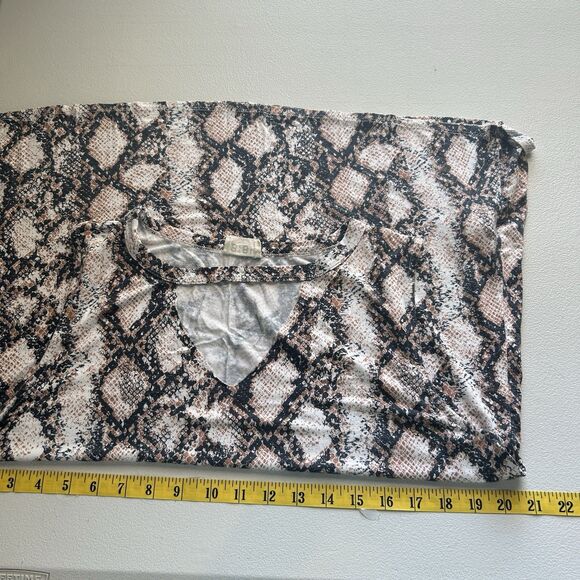 Bibi Womens Top Medium Snakeskin Sleeveless Stretch Comfort Concert Event USA - Picture 5 of 7